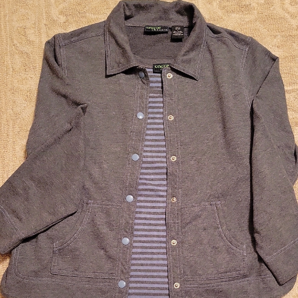 Casual Jacket & Tee Set
